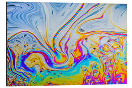 Aluminium print Play of Colours of the Soap Bubble I