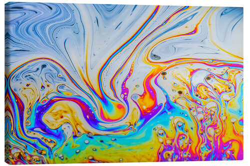 Canvas print Play of Colours of the Soap Bubble I