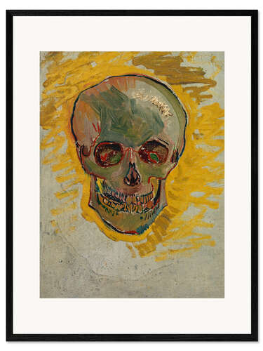 Plakat artystyczny premium w ramie Skull (Front) 1887