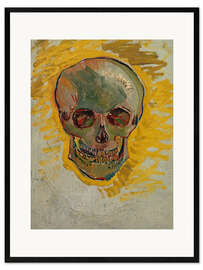 Stampa artistica con cornice Skull (Front) 1887