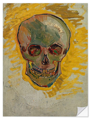 Vinilo para la pared Skull (Front) 1887