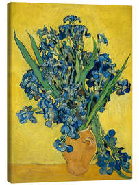 Stampa su tela  Irises, 1890 - Vincent van Gogh