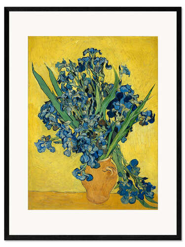 Impression artistique encadrée Irises, 1890