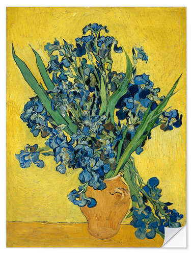 Vinilo para la pared Irises, 1890