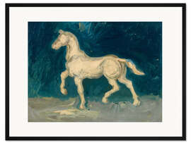 Gerahmter Kunstdruck Pferd