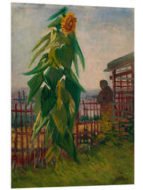 Tableau en PVC Allotment with Sunflower, 1887