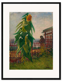 Kehystetty taidepainatus Allotment with Sunflower, 1887