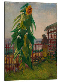 Cuadro de plexi-alu Allotment with Sunflower, 1887