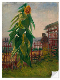 Wandsticker Gemüsegarten mit Sonnenblume, 1887