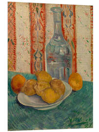 Foam board print Carafe and Dish with Citrus Fruit (Oranges &amp; Lemons) 1887