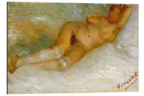 Cuadro de aluminio Recumbent Nude, 1887