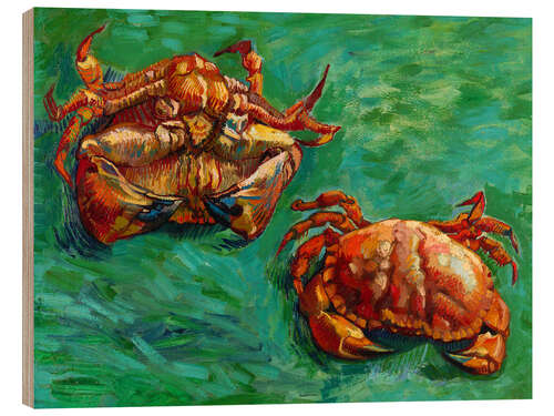 Quadro de madeira Two Crabs, 1889