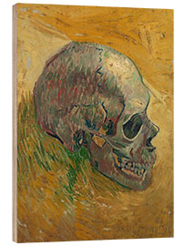 Wood print Skull (Side) 1887