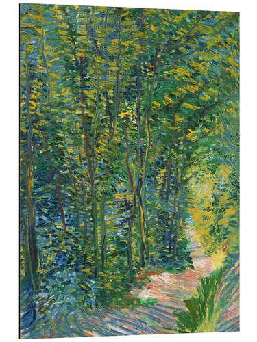 Aluminiumsbilde A path in the woods, 1887