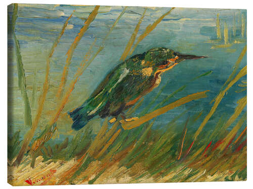 Canvas-taulu Kingfisher by the Waterside, 1886