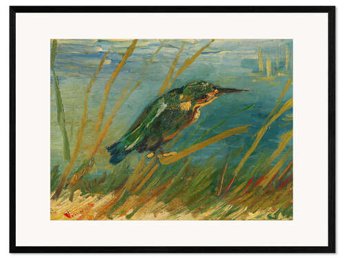 Innrammet kunsttrykk Kingfisher by the Waterside, 1886