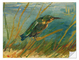 Selvklebende plakat Kingfisher by the Waterside, 1886