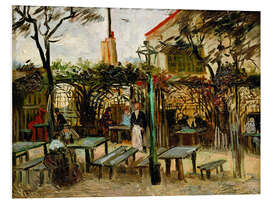 Foam board print Café Terrace on Montmartre (La Guinguette) 1886