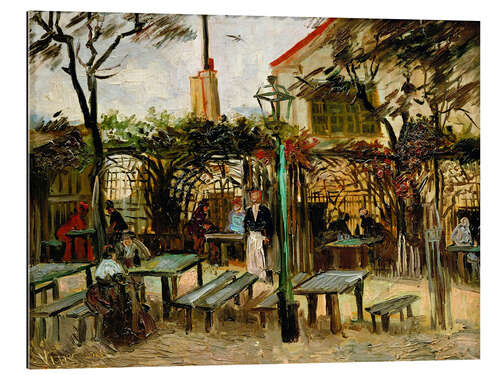 Quadro em plexi-alumínio Café Terrace on Montmartre (La Guinguette) 1886