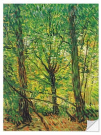 Selvklebende plakat Trees &amp; Underwood, 1887