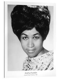 Gallery print Portrait of singer Aretha Franklin, circa 1965