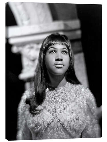 Canvas-taulu Aretha Franklin, jazz singer, 1967