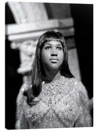 Tableau sur toile Aretha Franklin, chanteuse de jazz, 1967