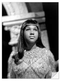 Wandsticker Aretha Franklin, Jazz-Sängerin, 1967