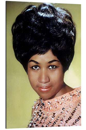 Aluminium print Jazz singer Aretha Franklin, ca.1965