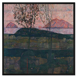 Gerahmter Kunstdruck Untergehende Sonne, 1913