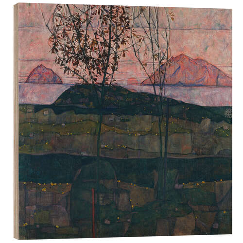 Wood print Setting Sun, 1913