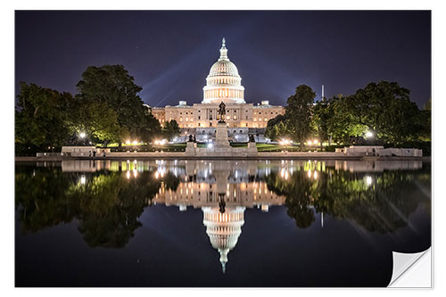 Autocolante decorativo Capitol in Washington