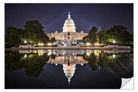 Sticker mural Capitol in Washington