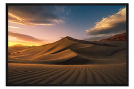 Gerahmter Kunstdruck Ibex Dünen