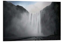 Aluminium print Skógafoss