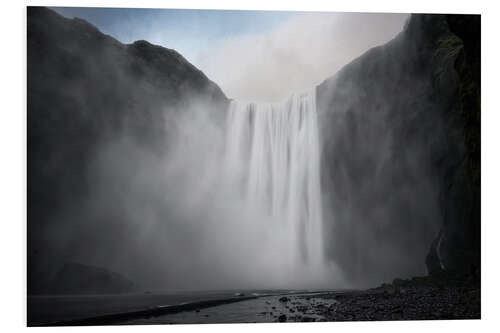 Foam board print Skógafoss