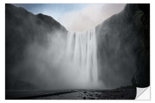 Naklejka na ścianę Skógafoss