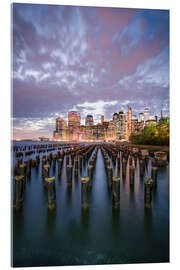 Acrylglasbild Brooklyn-Bridge-Park