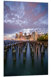 Foam board print Brooklyn Bridge Park