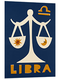 PVC print Libra Zodiac Star Sign