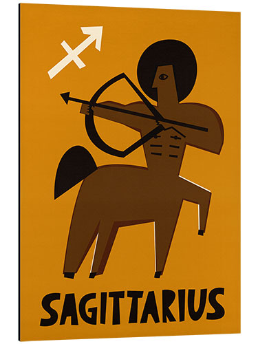 Aluminiumsbilde Sagittarius Zodiac Star Sign