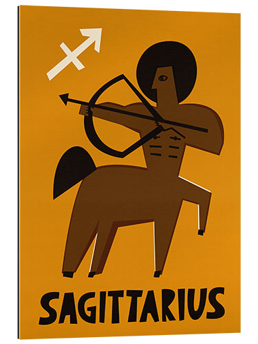 Quadro em plexi-alumínio Sagittarius Zodiac Star Sign