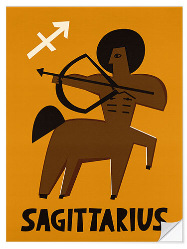 Sisustustarra Sagittarius Zodiac Star Sign