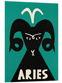 Foam board print Aries Zodiac Star Sign