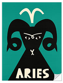 Sticker mural Aries Zodiac Star Sign