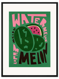 Gerahmter Kunstdruck Wassermelone