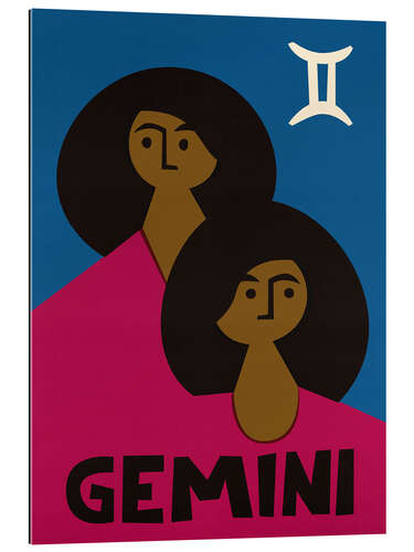 Gallery print Gemini Zodiac Star Sign