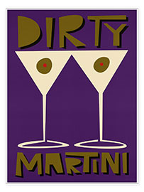 Wandbild  Dirty Martini - Fox &amp; Velvet