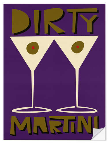 Wall sticker Dirty Martini