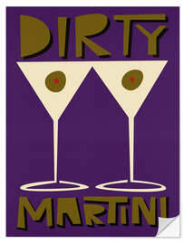 Naklejka na ścianę Dirty Martini